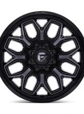 FUEL Wheels D875 Flux Dually Wheel 22x8.25 8x200 104mm Gloss Black Brush-Fc Gray Tint                                     - D875228292 - Image 3