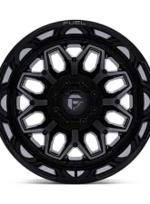 FUEL Wheels D875 Flux Dually Wheel 22x8.25 8x165.1 -240mm Gloss Black Brush-Fc Gray Tint                                     - D87522828D35 - Image 3