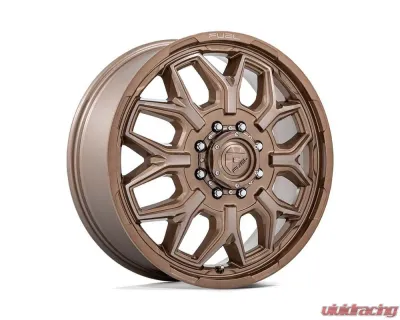 FUEL Wheels D876 Flux Dually Wheel 22x8.25 8x200 104mm Platinum Bronze - D876228292