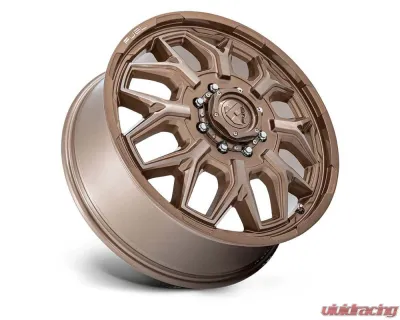 FUEL Wheels D876 Flux Dually Wheel 22x8.25 8x200 104mm Platinum Bronze - D876228292