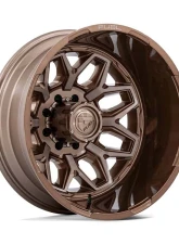 FUEL Wheels D876 Flux Dually Wheel 22x8.25 8x165.1 -201mm Platinum Bronze                                     - D87622827225 - Image 3