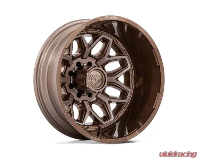 FUEL Wheels D876 Flux Dually Wheel 22x8.25 8x165.1 -201mm Platinum Bronze - D87622827225