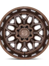FUEL Wheels D876 Flux Dually Wheel 22x8.25 8x165.1 -201mm Platinum Bronze                                     - D87622827225 - Image 3