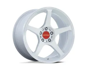 MOTEGI Racing MR159 Battle V Wheel 18x9.5 5x114.3 0mm Matsuri White Pearl W/ Machined Lip Stripe