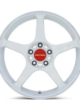 MOTEGI Racing MR159 Battle V Wheel 18x9.5 5x120 0mm Matsuri White Pearl W/ Machined Lip Stripe                                     - MR159WD18955200 - Image 3