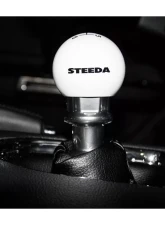 Steeda 6-Speed Shift Knob - White Ford S550 Mustang 2015-2021                                     - 203-E226ULSI20 - Image 3