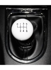 Steeda 6-Speed Shift Knob - White Ford S550 Mustang 2015-2021                                     - 203-E226ULSI20 - Image 2
