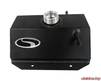 Steeda Coolant Expansion Tank Aluminum - Black Ford Mustang 2015-2022 - 555-0600