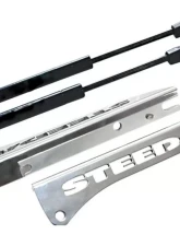 Steeda Engraved Billet Hood Strut Kit Ford Mustang 2005-2014                                     - 555-0650 - Image 2