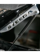 Steeda Engraved Billet Hood Strut Kit Ford Mustang 2005-2014                                     - 555-0650 - Image 2