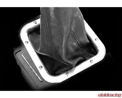 Steeda Shifter Bezel - Machined|Steeda Logo Ford Mustang 1987-1993 - 555-1170