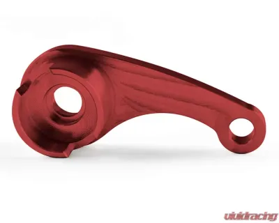 Steeda Billet Aluminum Interior Hood Latch Release Lever - Red Ford Mustang | Fusion | Focus 2012-2022 - 555-1248-R