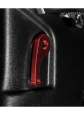 Steeda Billet Aluminum Interior Hood Latch Release Lever - Red Ford Mustang | Fusion | Focus 2012-2022                                     - 555-1248-R - Image 5