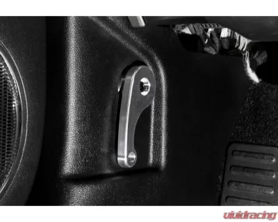 Steeda Billet Aluminum Interior Hood Latch Release Lever Ford Mustang | Fusion | Focus 2012-2022 - 555-1248