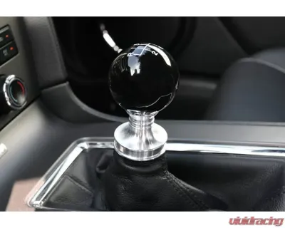 Steeda Black Cue Ball Shift Knob & Billet Collar Ford Mustang 2011-2014 - 555-1250