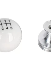 Steeda White Cue Ball Shift Knob & Billet Collar Ford Mustang 2011-2014                                     - 555-1251 - Image 3