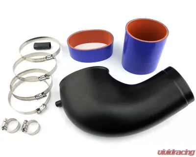 Steeda High Flow Inlet Tube - Black|Blue Hose Ford Mustang GT|Bullitt 2005-2009 - 555-3130