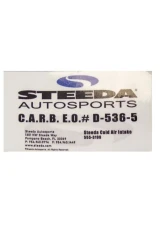 Steeda ProFlow Cold Air Intake Ford Mustang EcoBoost 2.3L 2015-2022                                     - 555-3199 - Image 8