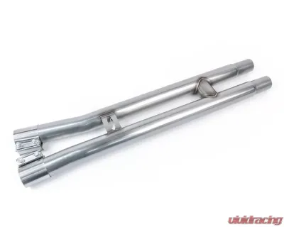 Steeda 304 Stainless Resonator Race H-Pipe Ford Mustang GT 5.0L 2015-2022 - 555-3611