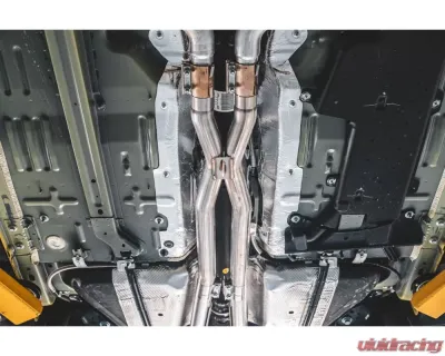 Steeda 304 Stainless Resonator Race X-Pipe Ford Mustang GT 5.0L 2015-2024 - 555-3618