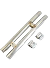 Steeda 304 Stainless Resonator Race H-Pipe Ford Mustang GT 5.0L 2018+                                     - 555-3619 - Image 7