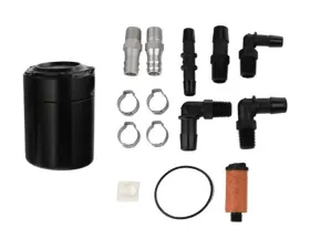 Steeda Black Billet Oil Separator Ford Mustang GT 2015-2022