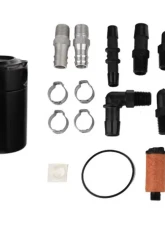 Steeda Black Billet Oil Separator Ford Mustang GT 2015-2022                                     - 555-3716 - Image 5