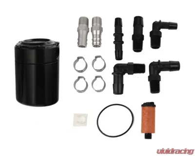 Steeda Black Billet Oil Separator Ford Mustang GT 2015-2022 - 555-3716