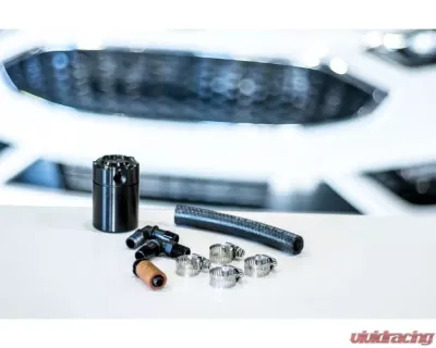 Steeda Black Billet Oil Separator Ford Fusion Sport 2017-2020 - 555-3719