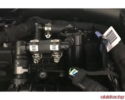 Steeda Black Billet Oil Separator Ford Fusion Sport 2017-2020 - 555-3719
