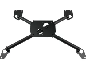 Steeda Rear Seat Chassis X-Brace - Black|No Plate Ford Mustang 2005-2014