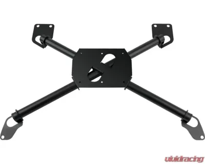 Steeda Rear Seat Chassis X-Brace - Black|No Plate Ford Mustang 2005-2014 - 555-5085