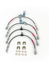Steeda Stainless Braided Full Front|Rear Brake Hose Kit Ford Fusion 2013-2019                                     - 555-6028 - Image 4