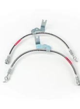 Steeda Stainless Braided Full Front|Rear Brake Hose Kit Ford Fusion 2013-2019                                     - 555-6028 - Image 2