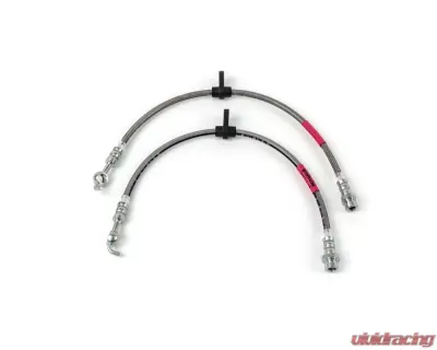 Steeda Stainless Braided Full Front|Rear Brake Hose Kit Ford Fusion 2013-2019 - 555-6028