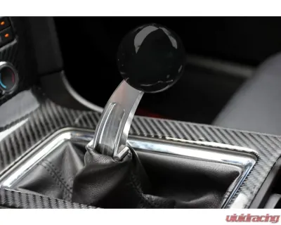 Steeda Billet Pro Shifter Handle w/ Black Knob Ford Mustang 2005-2010 - 555-7156
