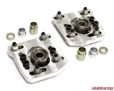 Steeda Billet 4-Bolt Caster Camber Plates Ford Mustang 1994-2004 - 555-8095
