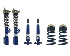 Steeda Pro-Action Front Coilovers & Adjustable Rear Ride Height Kit Ford Mustang 2015-2022