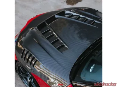Seibon TV-Style Double-Sided Carbon Fiber Hood Toyota GR Supra 2020-2026 - HD20TYSUP-TV-DS