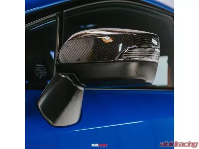 Seibon Replacement Carbon Fiber Mirror Covers Subaru WRX 2015-2021 - MC15SBIMP