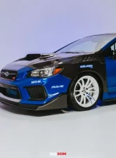 Seibon CW-Style Carbon Fiber Front Lip Spoiler Subaru WRX 2018-2021                                     - FL18SBIMP-CW - Image 6