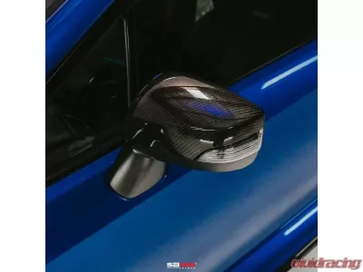 Seibon Replacement Carbon Fiber Mirror Covers Subaru WRX 2015-2021 - MC15SBIMP