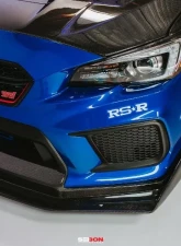 Seibon CW-Style Carbon Fiber Front Lip Spoiler Subaru WRX 2018-2021                                     - FL18SBIMP-CW - Image 8