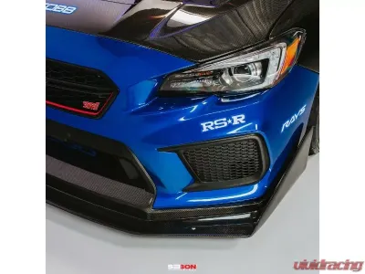Seibon CW-Style Carbon Fiber Front Lip Spoiler Subaru WRX 2018-2021 - FL18SBIMP-CW