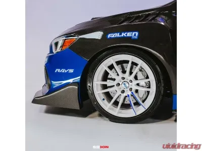 Seibon CW-Style Carbon Fiber Front Lip Spoiler Subaru WRX 2018-2021 - FL18SBIMP-CW