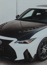 Seibon BT-Style Carbon Fiber Hood Lexus IS300 | IS350 2021-2024                                     - HD21LXIS350-BT - Image 6