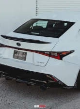 Seibon Rear Spoiler TT Style Carbon Lexus IS300 | IS350 F Sport | IS500 2021-2023                                     - RS21LXIS-TT - Image 8