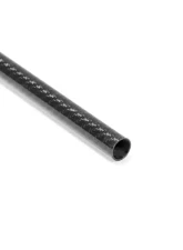 Seibon CFTUBE16, Carbon fiber tube, 3k, 2x2 twill weave, shiny finish, OD: 0630"/16mm, wall thickness: 0034"/1mm, length: 47"/1200mm                                     - CFTUBE16 - Image 2