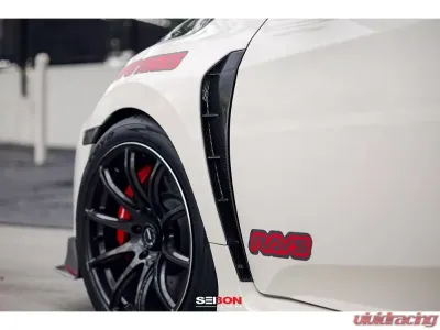 Seibon Carbon Fiber Front Fender Ducts Honda Civic Type-R 2017-2021 - FD17HDCVR