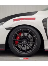 Seibon Carbon Fiber Front Fender Ducts Honda Civic Type-R 2017-2021                                     - FD17HDCVR - Image 5